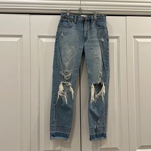 Abercrombie High Rise Mom Jean